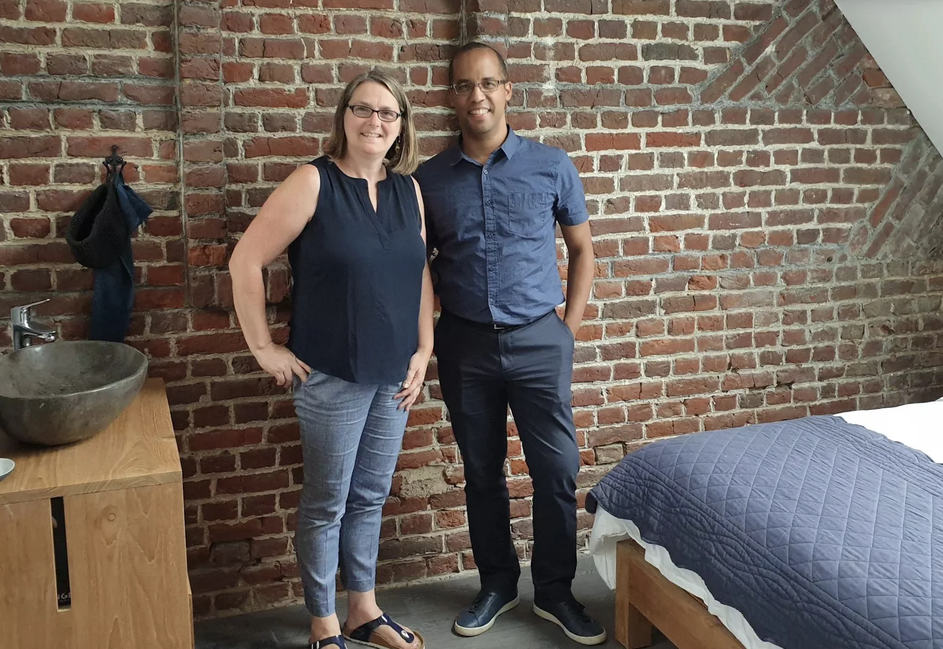 Florence et Michael, propriétaires du Domaine des Florines